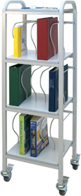 Winco Rolling Ring Binder Cart